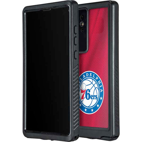 NBA Philadelphia 76ers Jersey Galaxy S24 Ultra Waterproof Case
