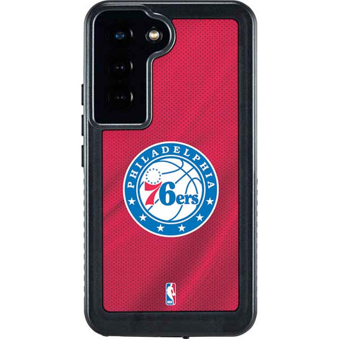 NBA Philadelphia 76ers Jersey Galaxy S24 Waterproof Case