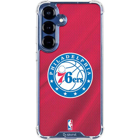 NBA Philadelphia 76ers Jersey Galaxy S25 Clear Case