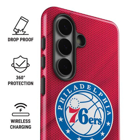 NBA Philadelphia 76ers Jersey Galaxy S26 Plus Impact Case