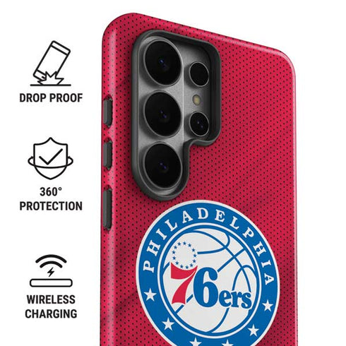 NBA Philadelphia 76ers Jersey Galaxy S26 Ultra Impact Case