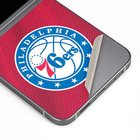 NBA Philadelphia 76ers Jersey Galaxy Z Flip6 Skin