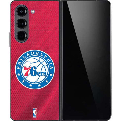 NBA Philadelphia 76ers Jersey Galaxy Z Fold5 5G Skin