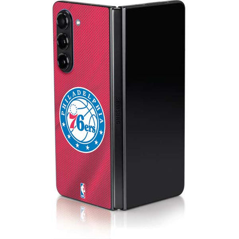 NBA Philadelphia 76ers Jersey Galaxy Z Fold5 5G Skin