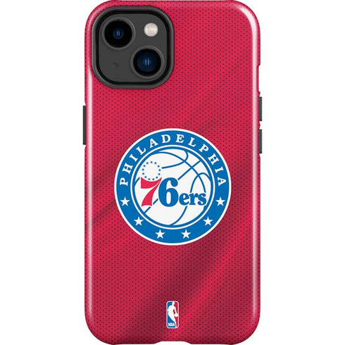 NBA Philadelphia 76ers Jersey iPhone 15 Impact Case