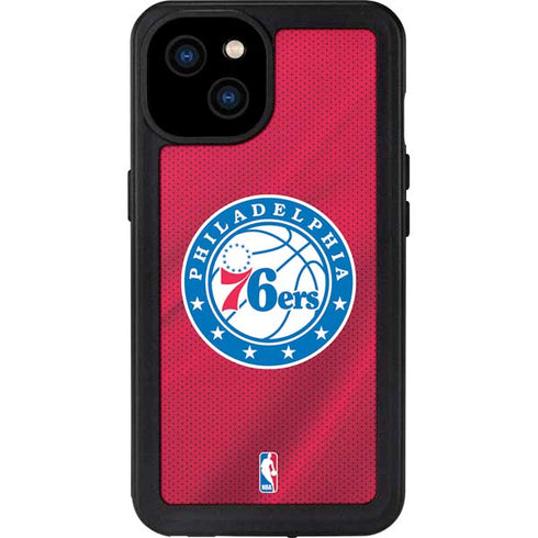 NBA Philadelphia 76ers Jersey iPhone 15 Plus Waterproof Case