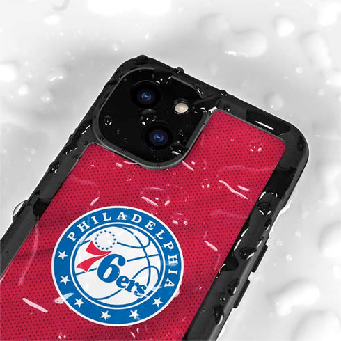 NBA Philadelphia 76ers Jersey iPhone 15 Plus Waterproof Case