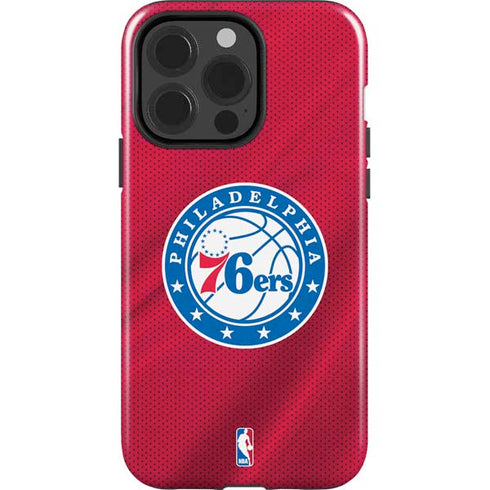 NBA Philadelphia 76ers Jersey iPhone 15 Pro Impact Case