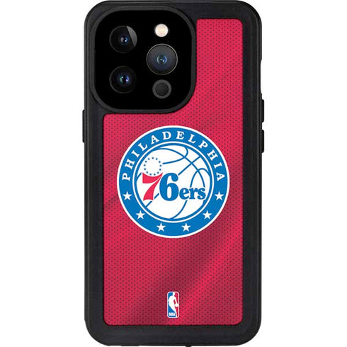 NBA Philadelphia 76ers Jersey iPhone 15 Pro Waterproof Case