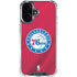 NBA Philadelphia 76ers Jersey iPhone 16 Clear Case