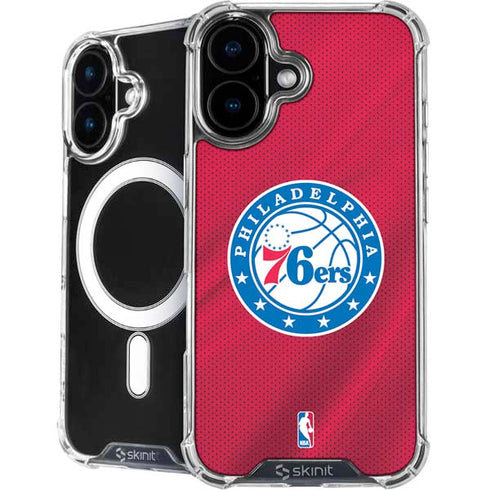 NBA Philadelphia 76ers Jersey iPhone 16 MagSafe Case