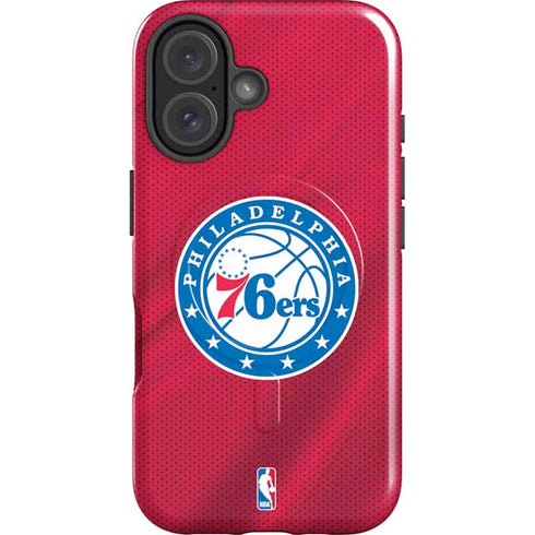 NBA Philadelphia 76ers Jersey iPhone 16 Magsafe Impact Case