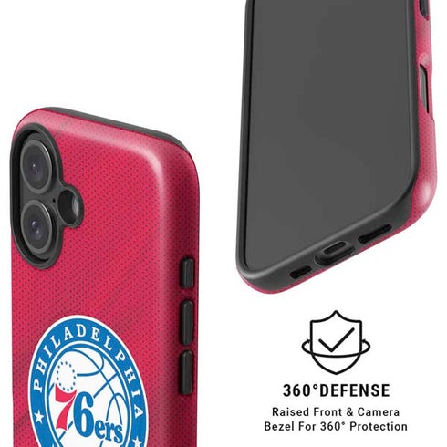 NBA Philadelphia 76ers Jersey iPhone 16 Magsafe Impact Case