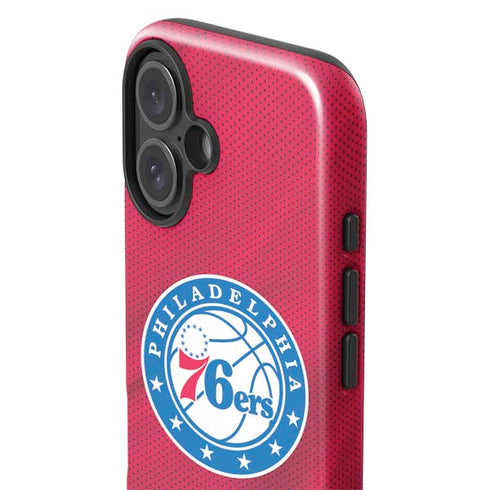 NBA Philadelphia 76ers Jersey iPhone 16 Plus Impact Case