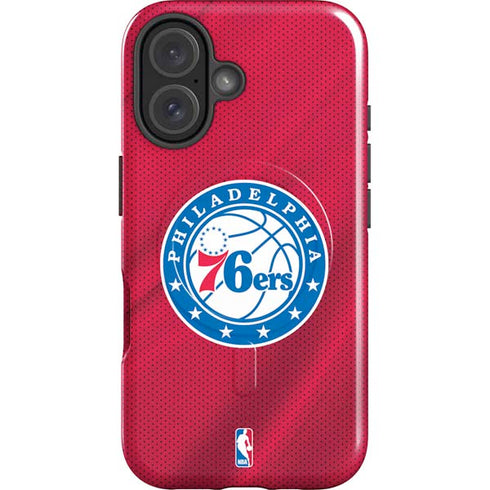 NBA Philadelphia 76ers Jersey iPhone 16 Plus Magsafe Impact Case