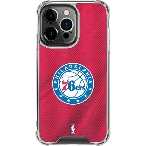 NBA Philadelphia 76ers Jersey iPhone 16 Pro Clear Case