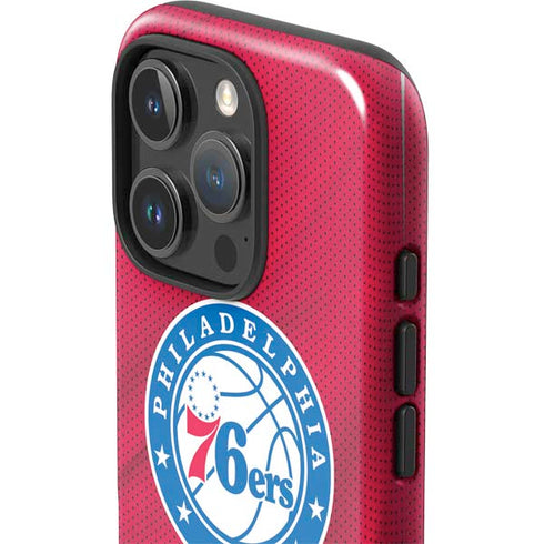 NBA Philadelphia 76ers Jersey iPhone 16 Pro Impact Case