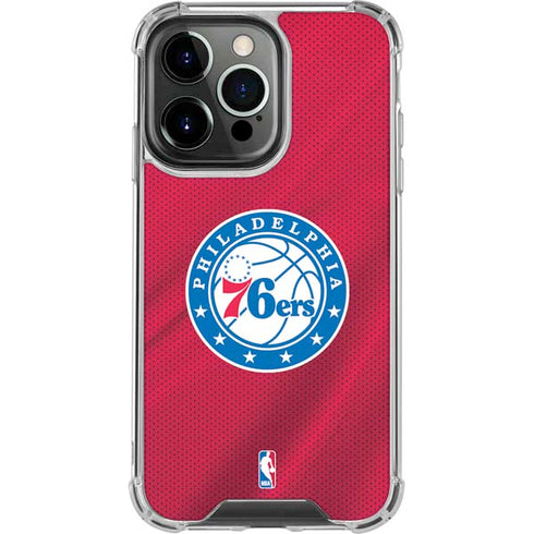 NBA Philadelphia 76ers Jersey iPhone 16 Pro Max Clear Case