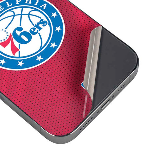 NBA Philadelphia 76ers Jersey iPhone 16e Skin