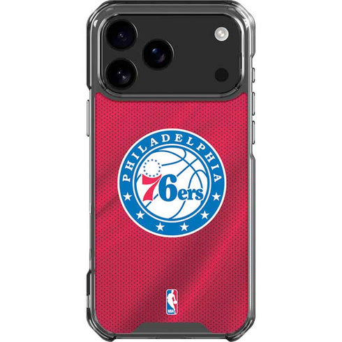 NBA Philadelphia 76ers Jersey iPhone 18 Pro Max Clear Case