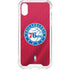 NBA Philadelphia 76ers Jersey iPhone XS Clear Case