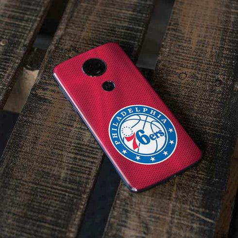 NBA Philadelphia 76ers Jersey Moto E5 Plus Skin