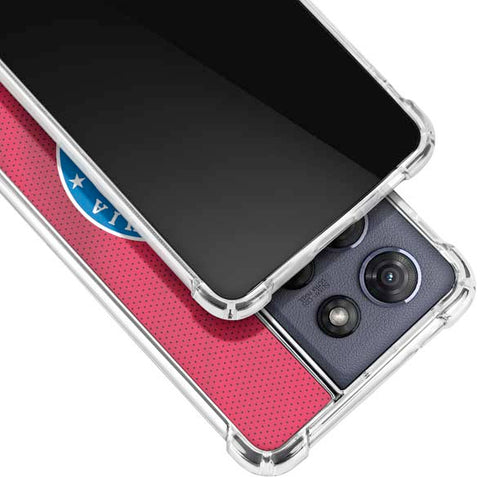 NBA Philadelphia 76ers Jersey Moto G Play 5G (2025) Clear Case