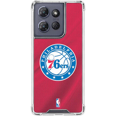 NBA Philadelphia 76ers Jersey Moto G Power 5G (2025) Clear Case