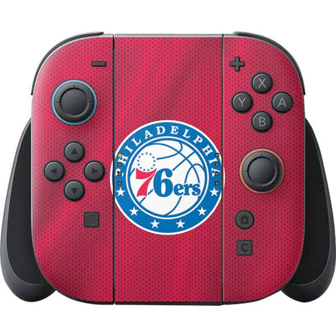 NBA Philadelphia 76ers Jersey Nintendo Switch 2 (2025) Joy-Con Controller Skin