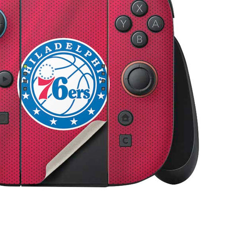 NBA Philadelphia 76ers Jersey Nintendo Switch 2 (2025) Joy-Con Controller Skin