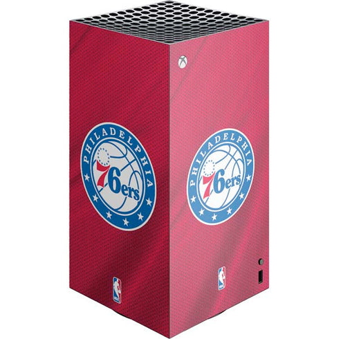 NBA Philadelphia 76ers Jersey XBox Series X Digital Edition Console Skin
