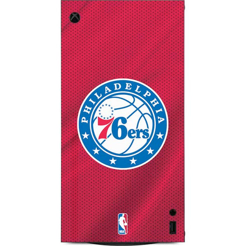 NBA Philadelphia 76ers Jersey XBox Series X Digital Edition Console Skin