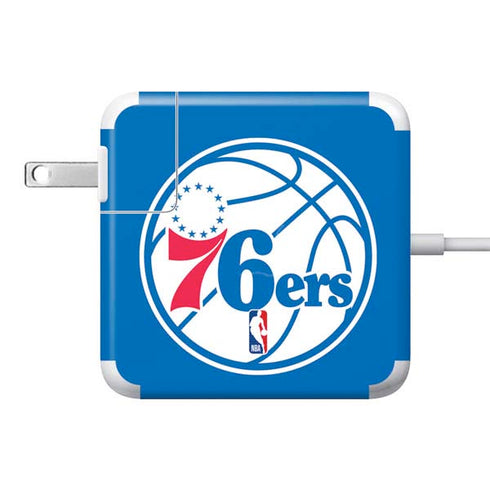 NBA Philadelphia 76ers Large Logo 85W Power Adapter (15 and 17 inch MacBook Pro Charger) Skin