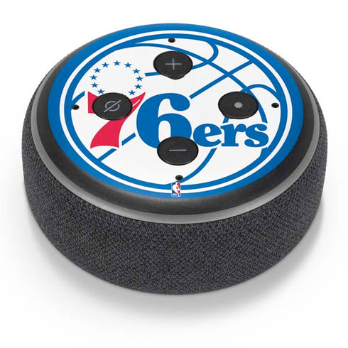 NBA Philadelphia 76ers Large Logo Amazon Echo Dot Skin