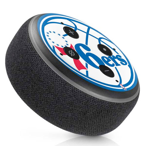 NBA Philadelphia 76ers Large Logo Amazon Echo Dot Skin