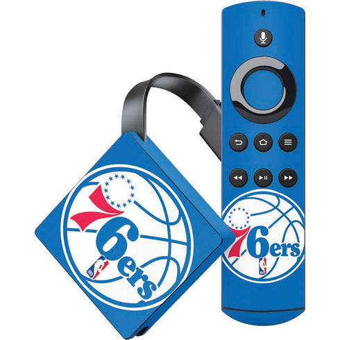 NBA Philadelphia 76ers Large Logo Amazon Fire TV Skin