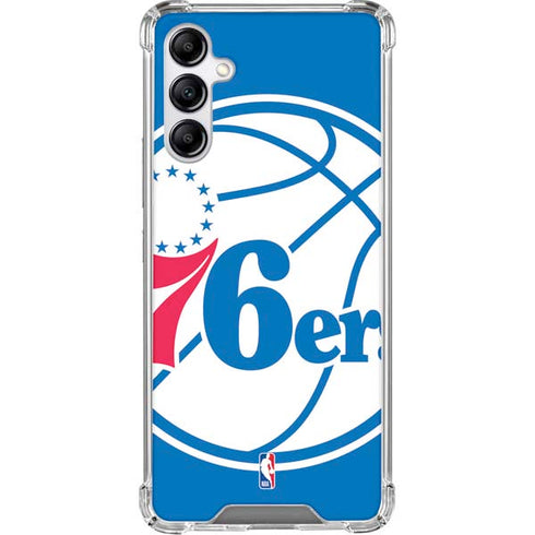 NBA Philadelphia 76ers Large Logo Gabb Phone 4 Clear Case