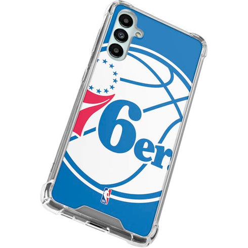 NBA Philadelphia 76ers Large Logo Gabb Phone 4 Clear Case
