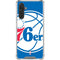 NBA Philadelphia 76ers Large Logo Galaxy A17 Clear Case