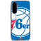 NBA Philadelphia 76ers Large Logo Galaxy A36 5G Clear Case