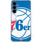 NBA Philadelphia 76ers Large Logo Galaxy A55 5G Clear Case