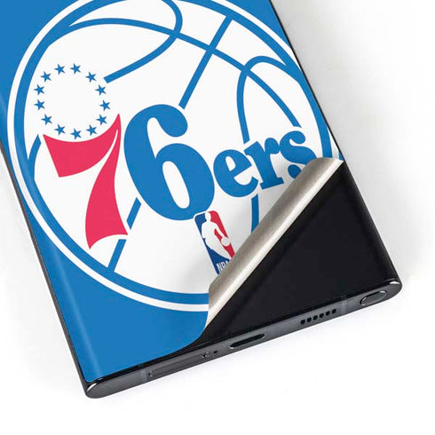 NBA Philadelphia 76ers Large Logo Galaxy Skins