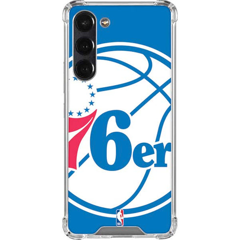 NBA Philadelphia 76ers Large Logo Galaxy S24 FE Clear Case