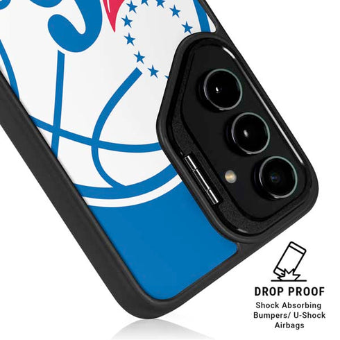 NBA Philadelphia 76ers Large Logo Galaxy S24 FE Kickstand Case