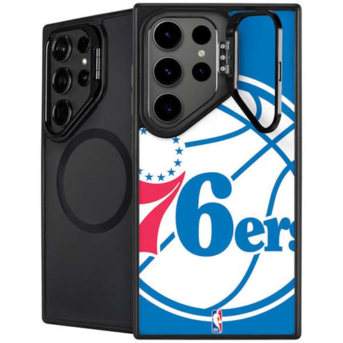 NBA Philadelphia 76ers Large Logo Galaxy S25 Ultra Kickstand Case