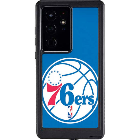 NBA Philadelphia 76ers Large Logo Galaxy S24 Ultra Waterproof Case