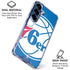 NBA Philadelphia 76ers Large Logo Galaxy S25 Clear Case