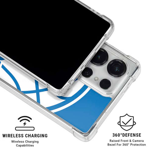 NBA Philadelphia 76ers Large Logo Galaxy S25 Ultra Clear Case