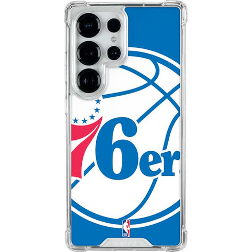 NBA Philadelphia 76ers Large Logo Galaxy S26 Ultra Clear Case