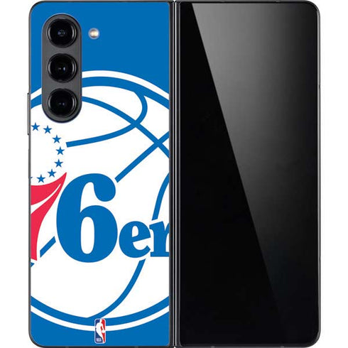 NBA Philadelphia 76ers Large Logo Galaxy Z Fold5 5G Skin